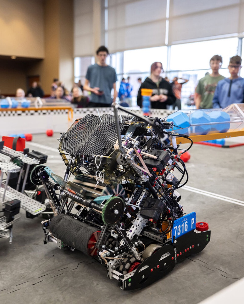 University of Akron robotics competition team